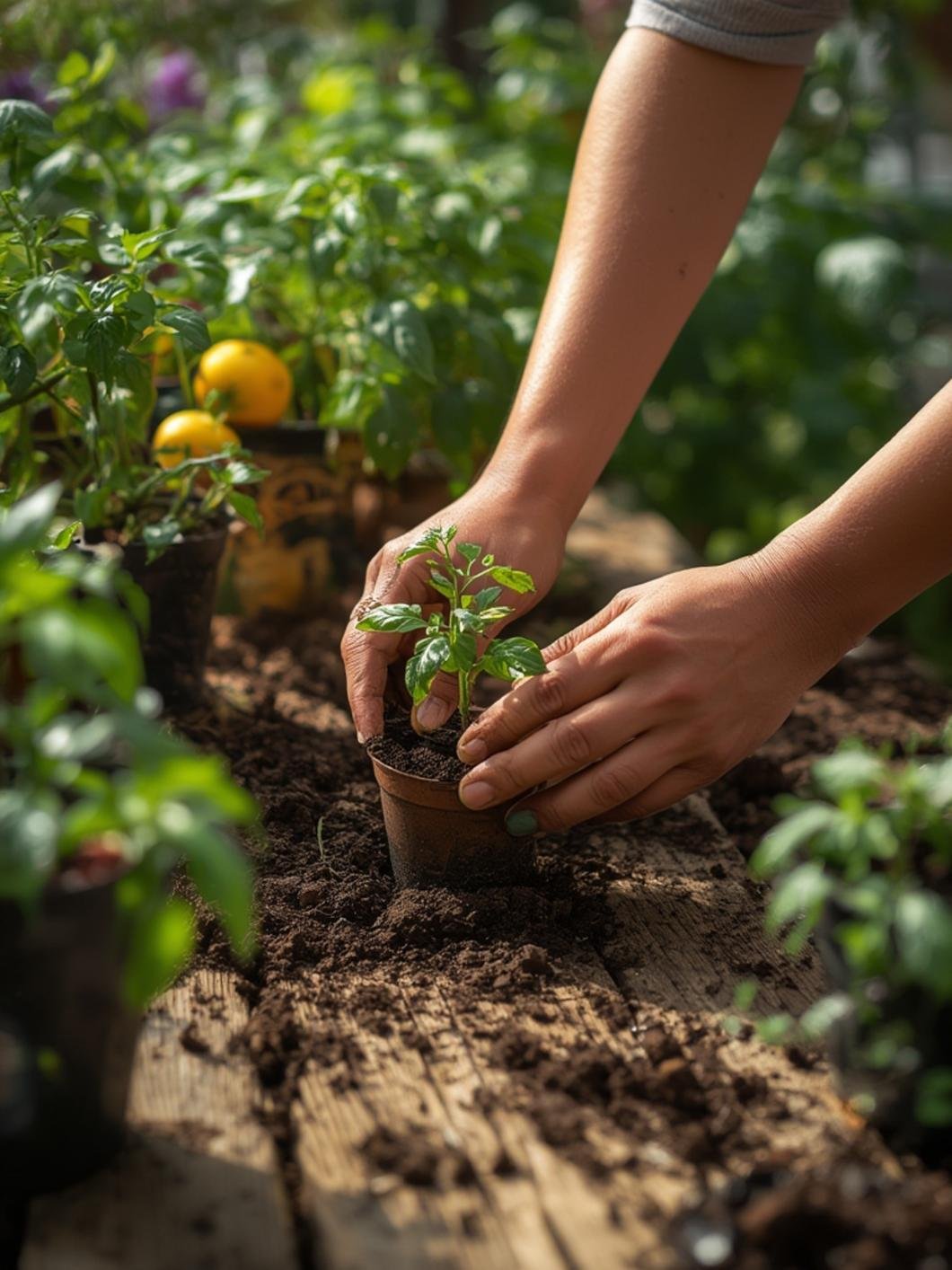 Problemas en hojas de tomate