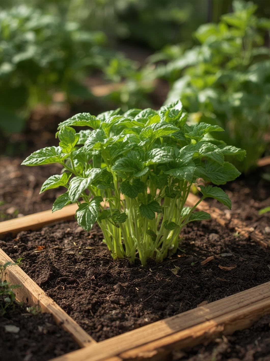 Preparación de un huerto en macetas