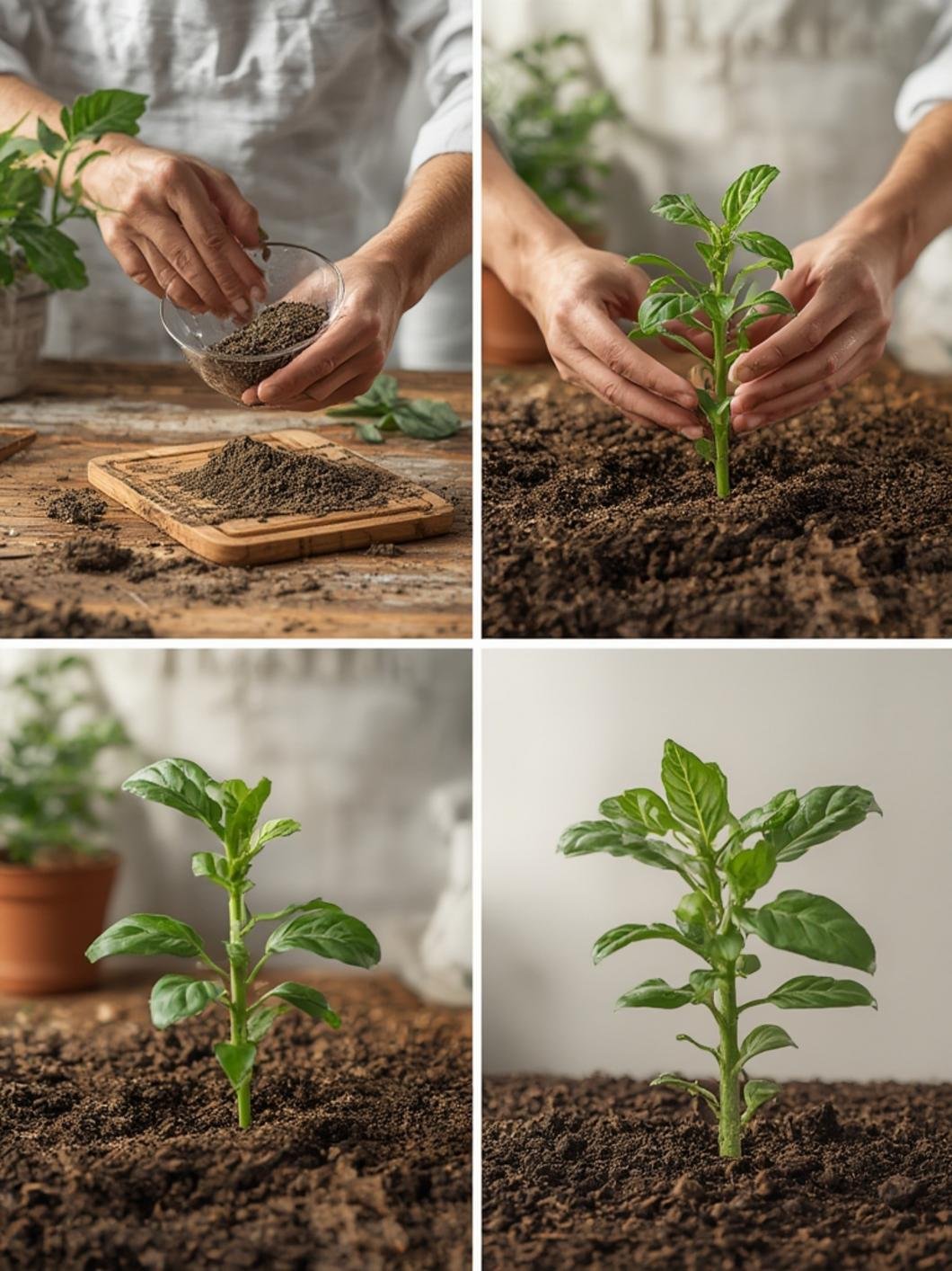 Huerto urbano con hierbas y hortalizas en balcón