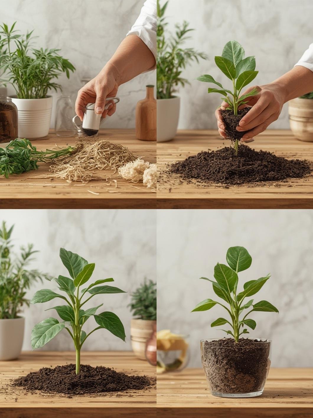 Cuidado paso a paso de plantas de interior