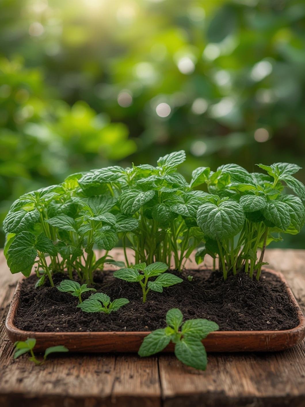 Preparación de macetas con diferentes sustratos