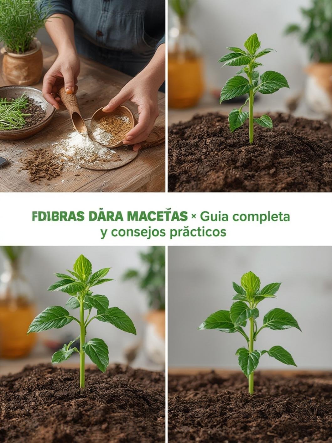 Plantación paso a paso en maceta