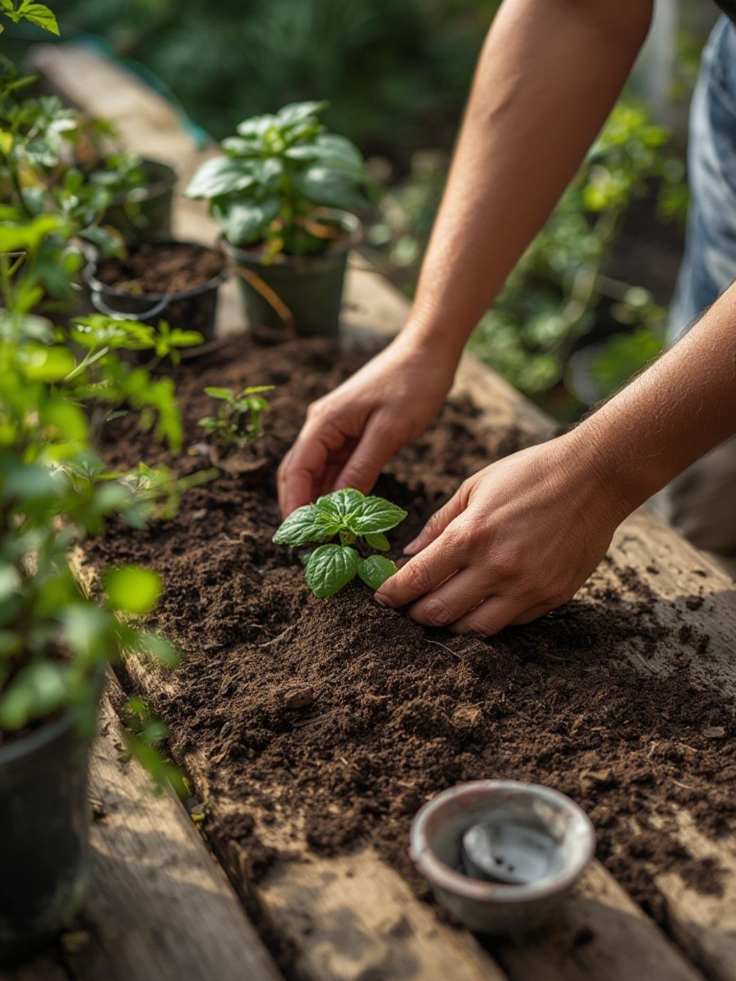 sustrato para plantas